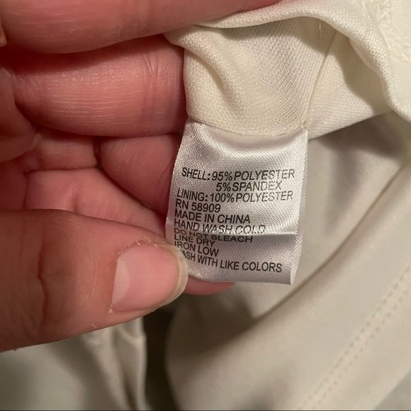 🌻Gianni Bini {L} Ivory/Cotton Boho Long Sleeve Mini Dress - Picture 8 of 12